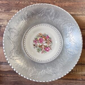 Triumph Limoges Farberwear 22K White Gold Imperial Victorian Antique Bowl USA